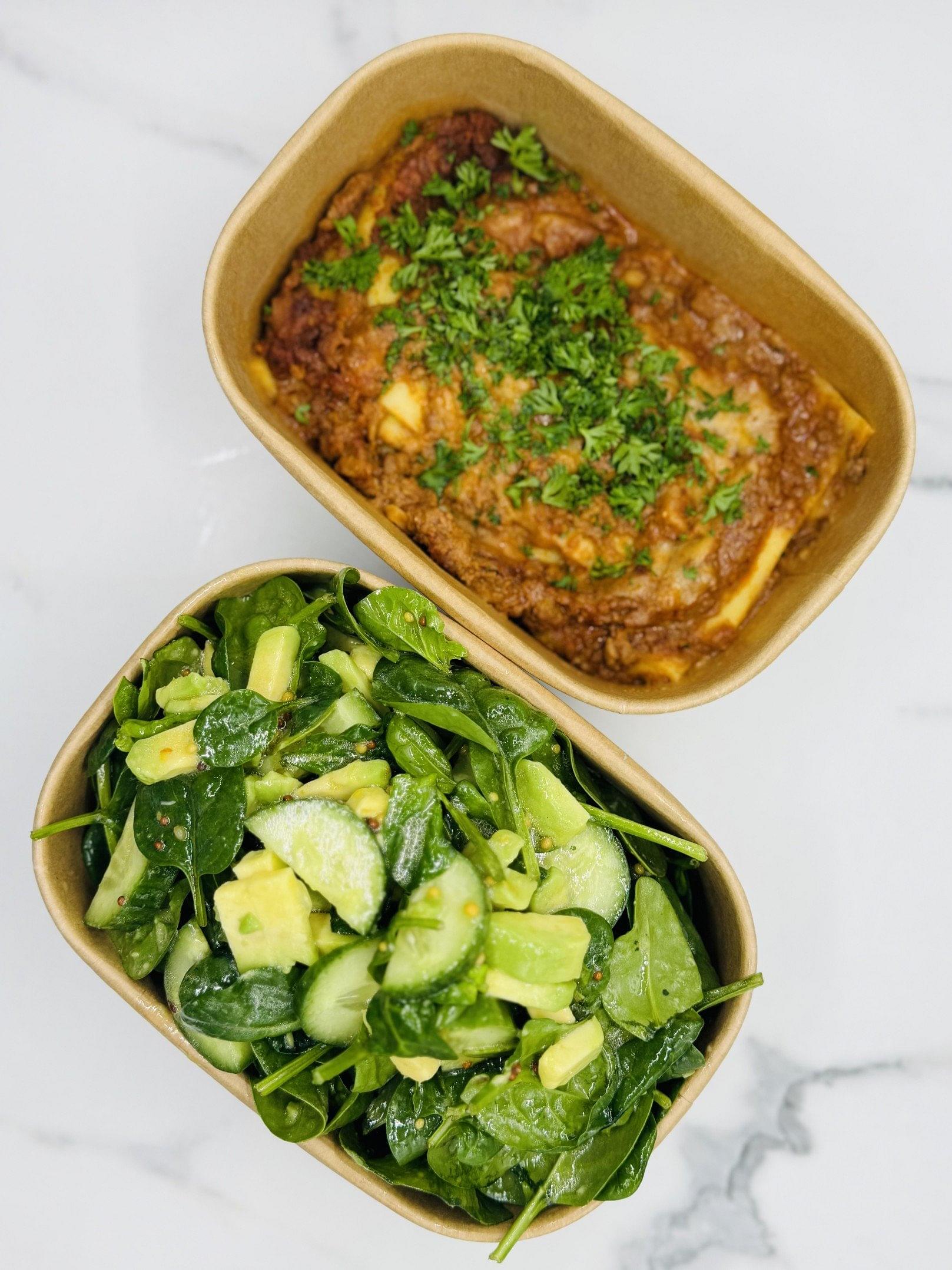 Lasagna & Salad