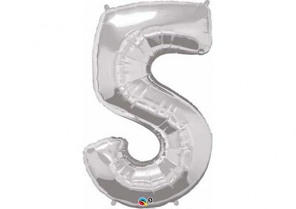 Foil Number Balloon ‘5’