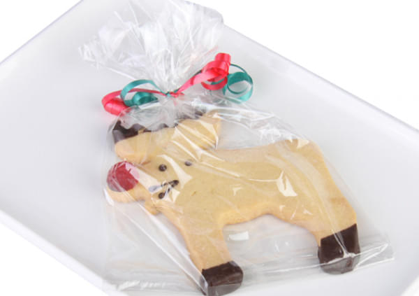 Christmas Reindeer Shortbread - Wrapped