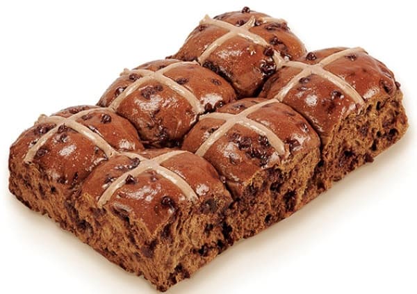 Hot Cross Buns - Mocha