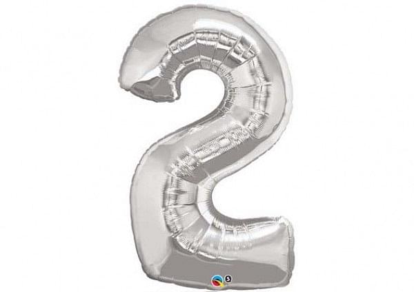 Foil Number Balloon ‘2’