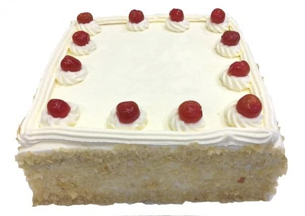 Vanilla Sponge Jam & Cream Cake – Larger