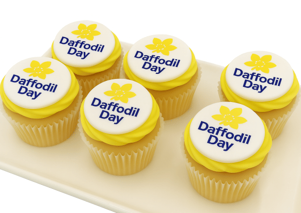 Daffodil Day - 7cm Fondant Disc