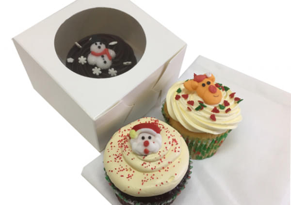 Christmas - Individually Boxed Cupcakes