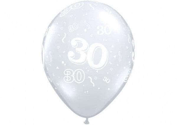 Qualatex Number Balloon ’30’