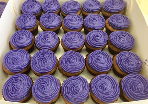 Purple Cupcakes - 4cm