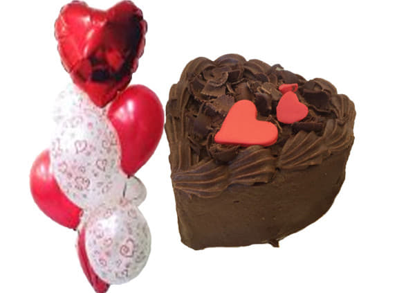 Individual Heart Cake – Valentine's Package