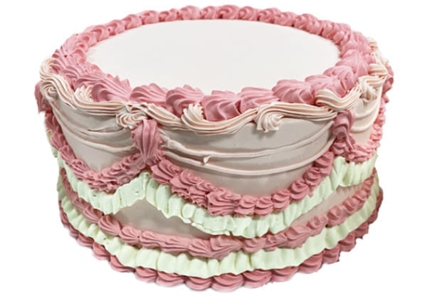 Vintage - Large Round - Pink