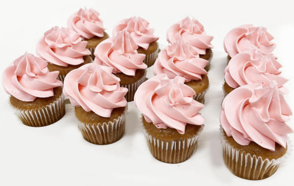 Pink Iced Cupcakes - 4cm