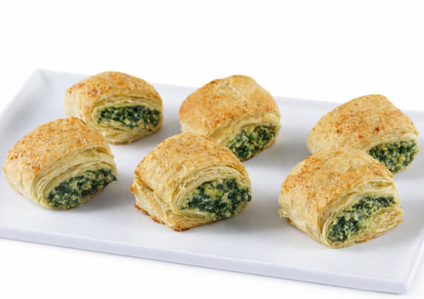 Mini Spinach Fetta Rolls