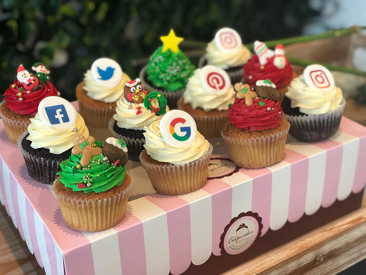 Christmas Corporate Cupcakes