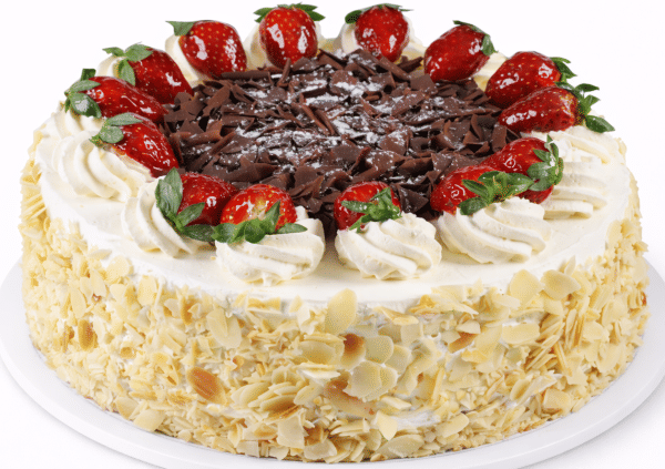 Strawberries & Cream Gateau