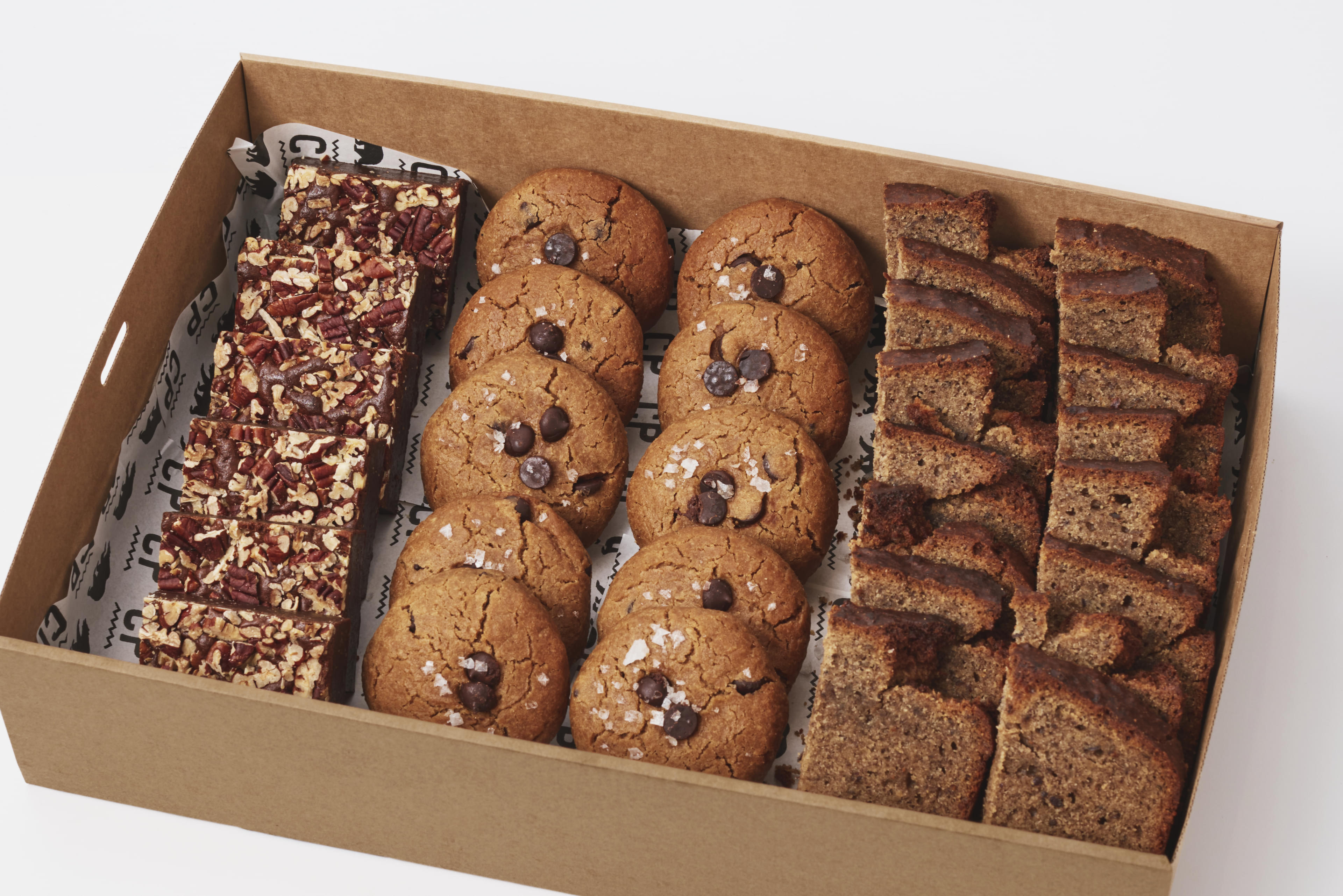 Brownie, Cookies & Banana Bread Platter