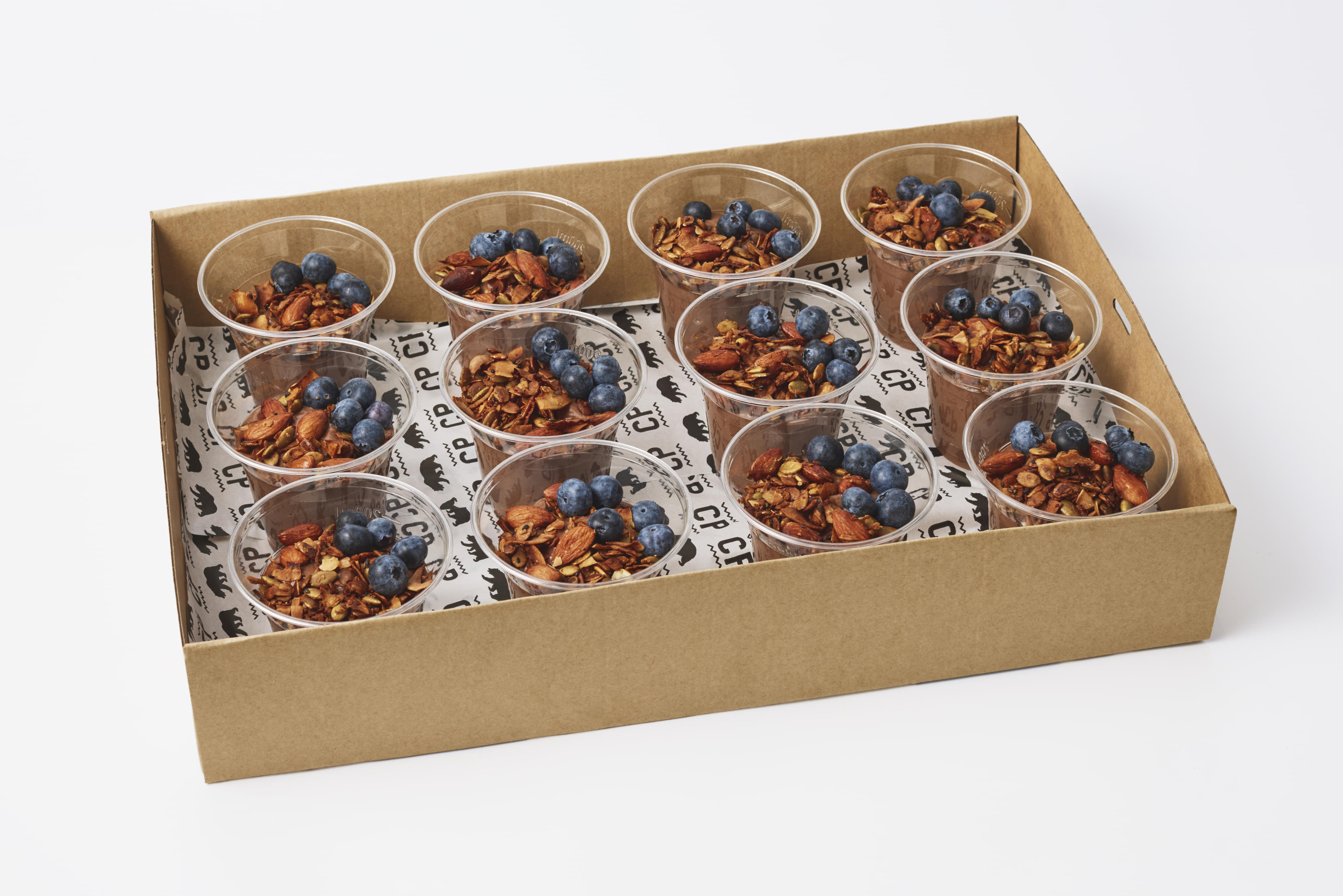 Protein Chocolate Mousse Platter