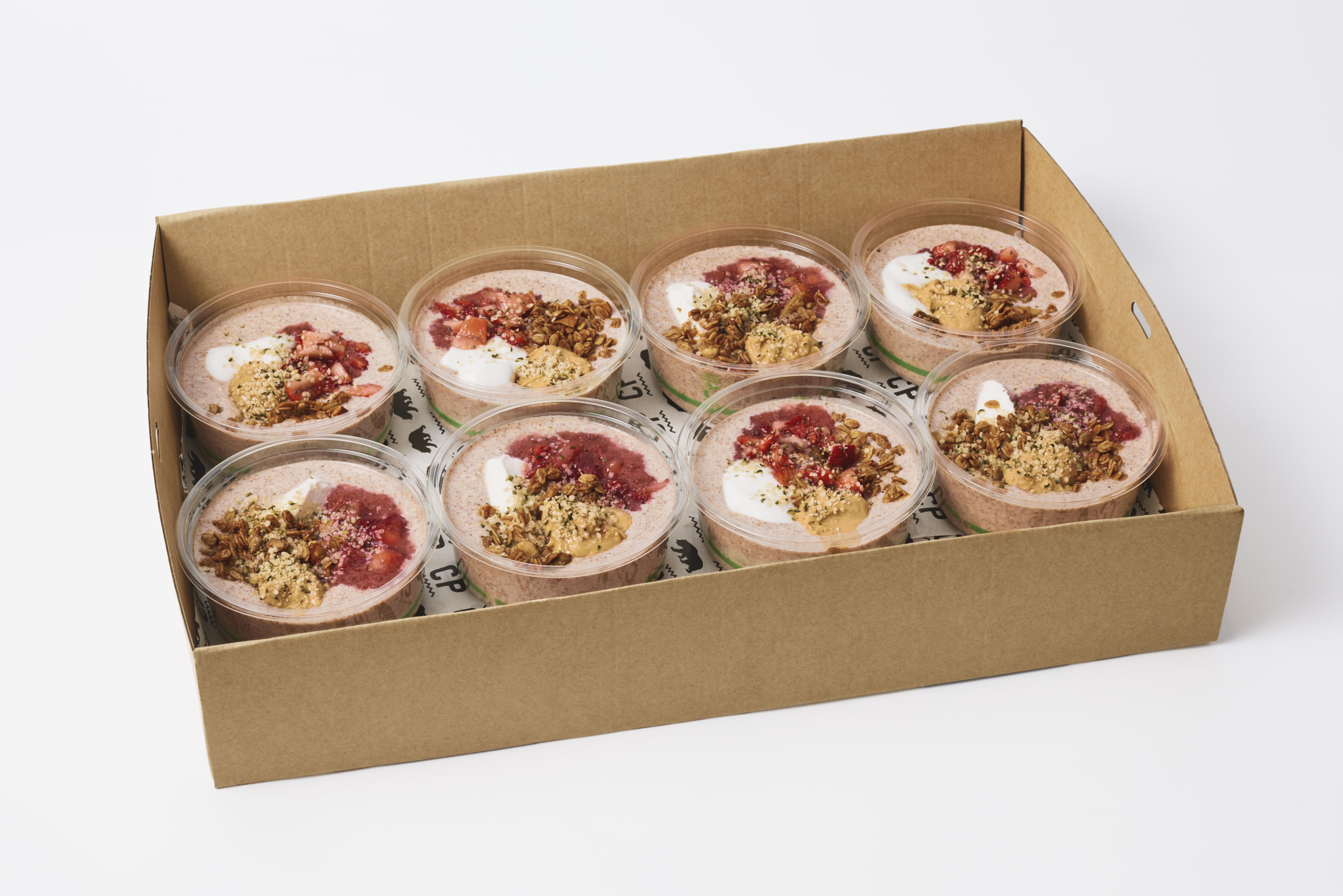 PBJ Overnight Oats Platter