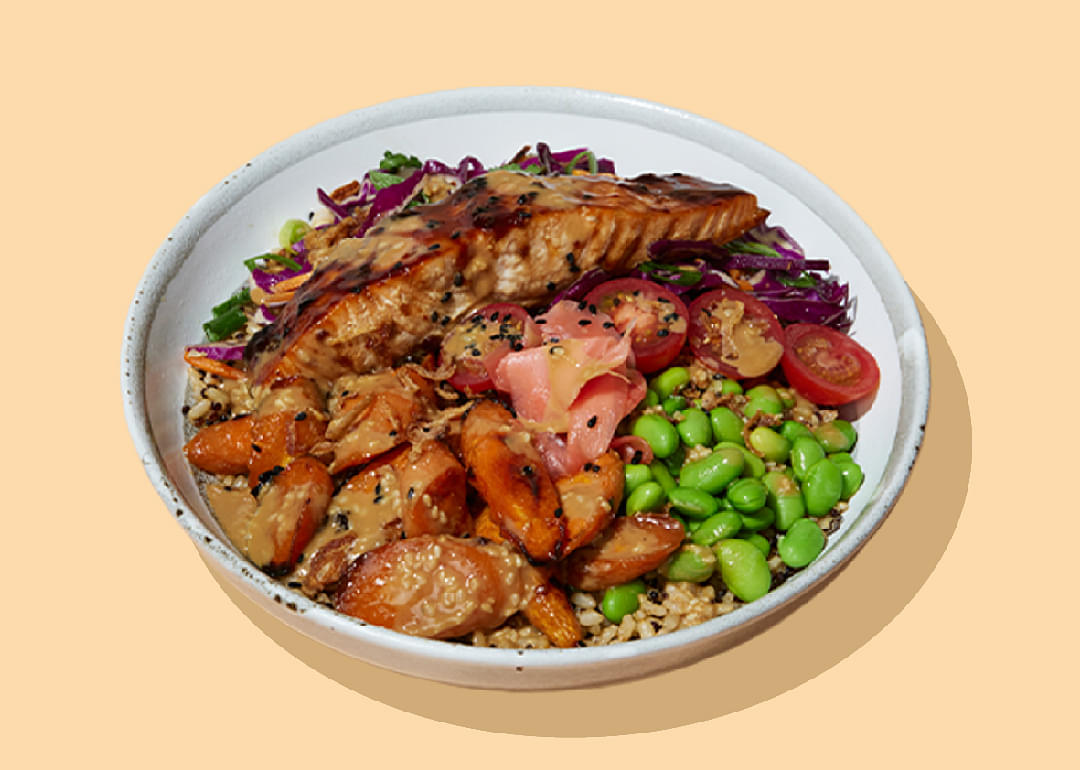 Teriyaki Salmon Bowl