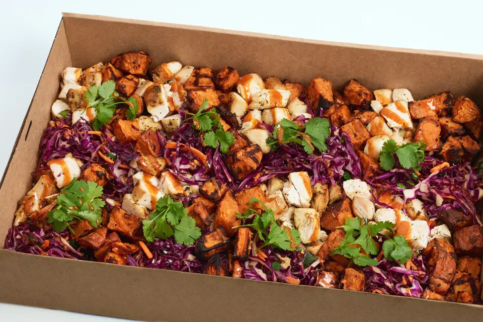 Hot Honey Chicken Bowl Platter