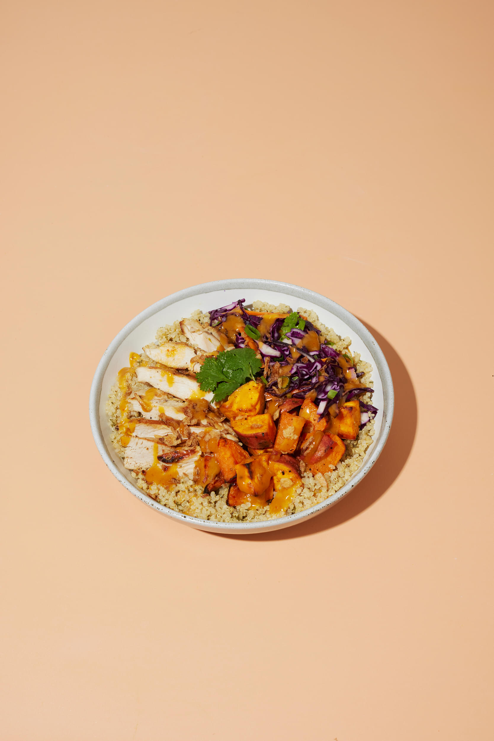 Hot Honey Mustard Chicken Bowl