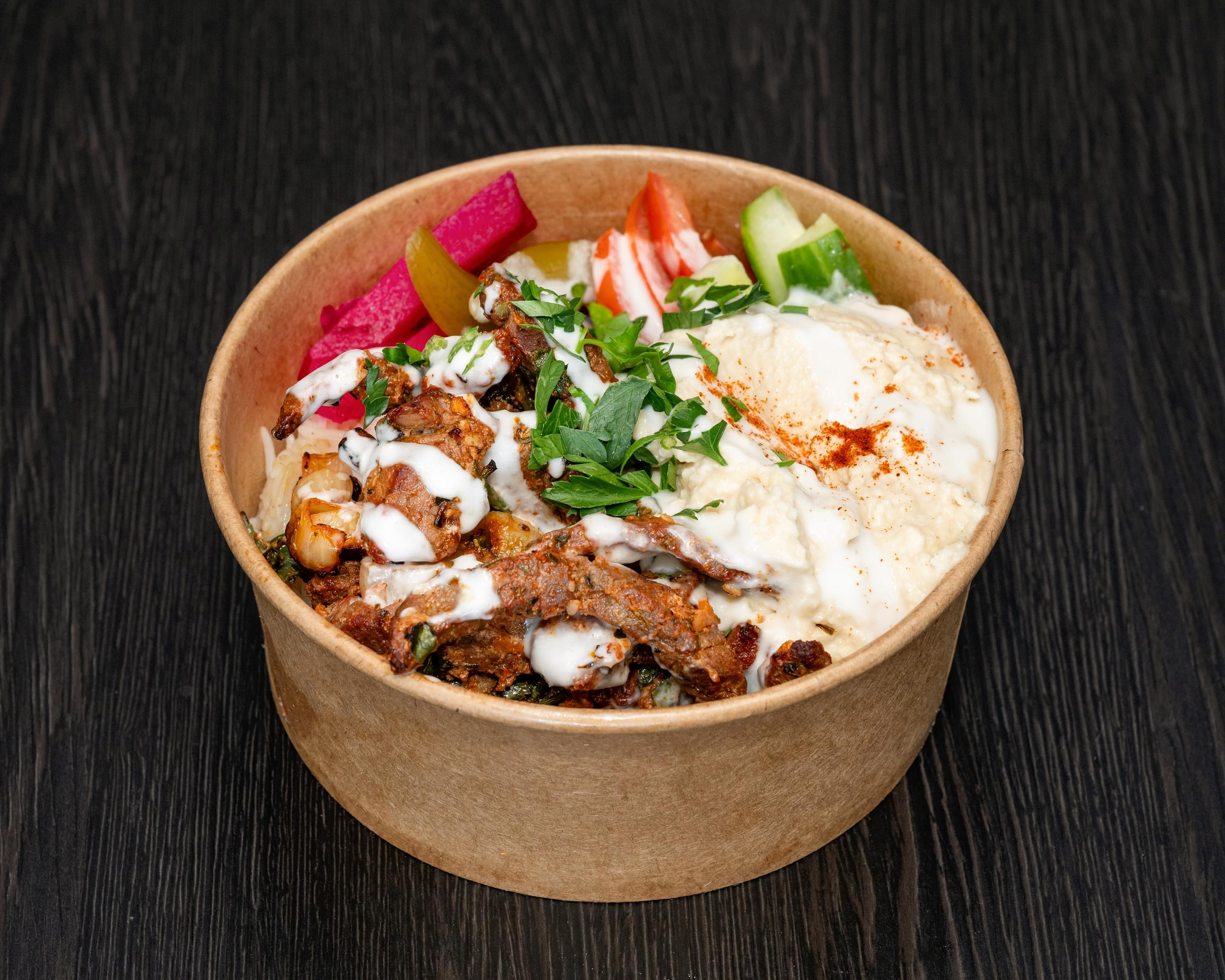 Baked Beef Shawarma Bowl