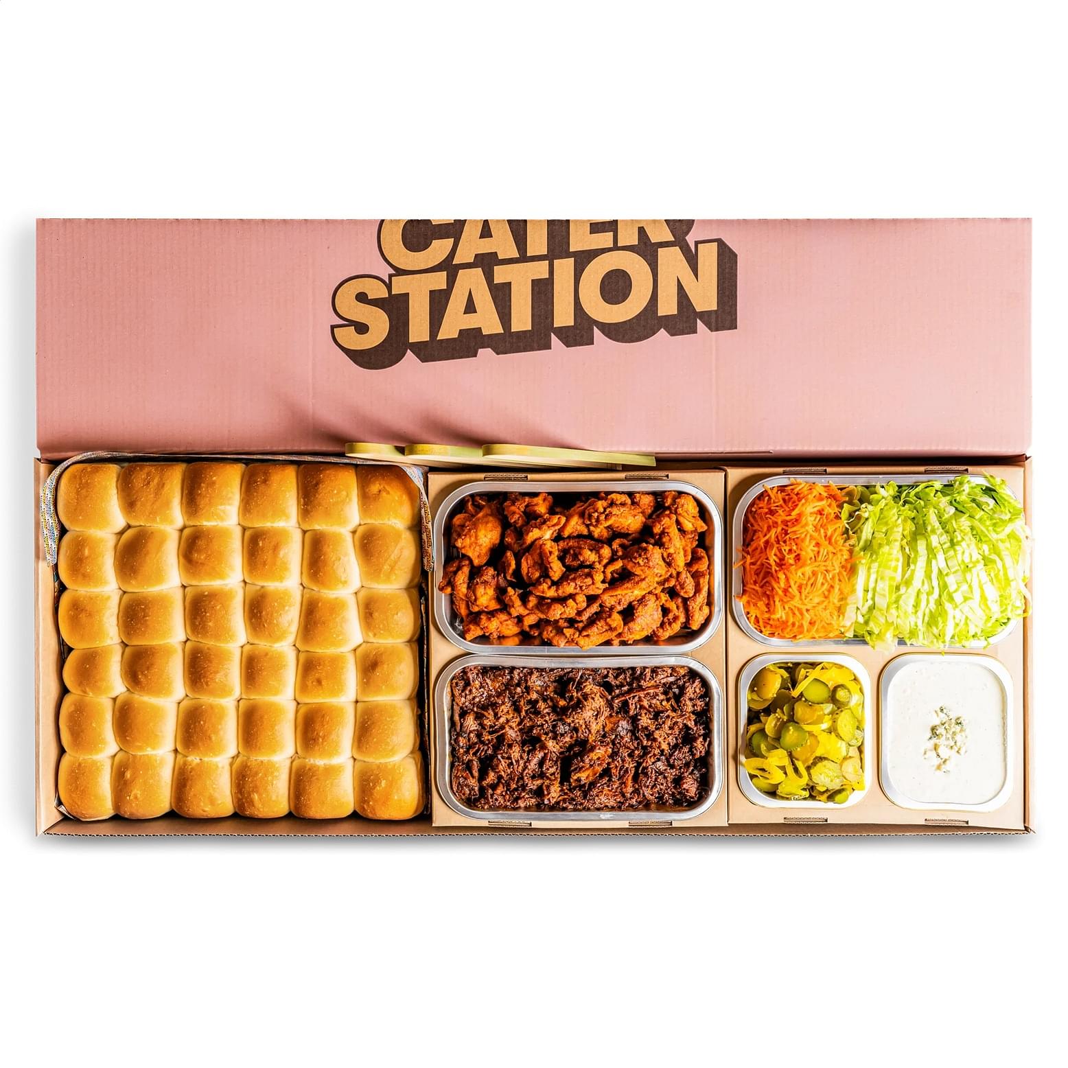 Buffalo Chicken Slider Station