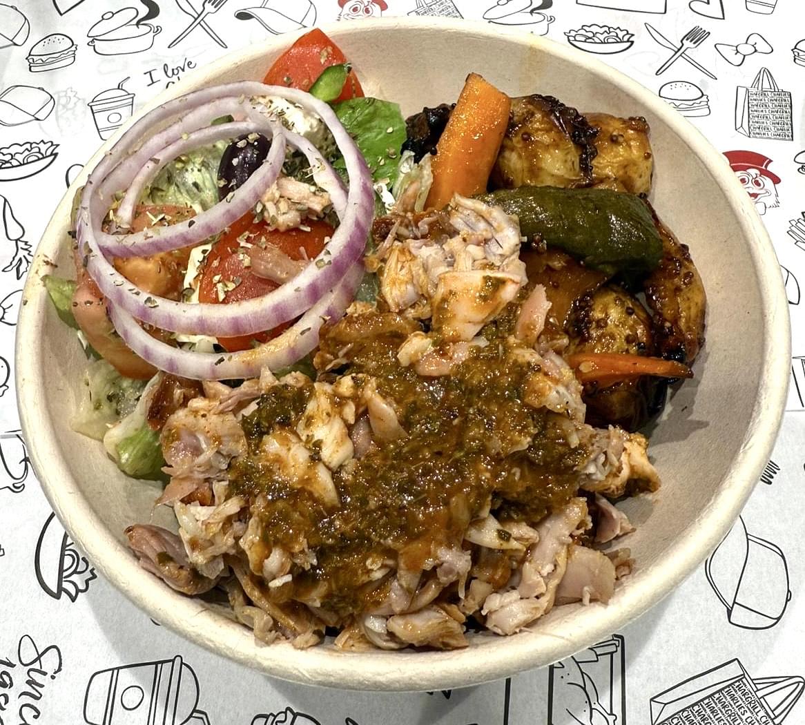 Lemon Chicken Salad Bowl