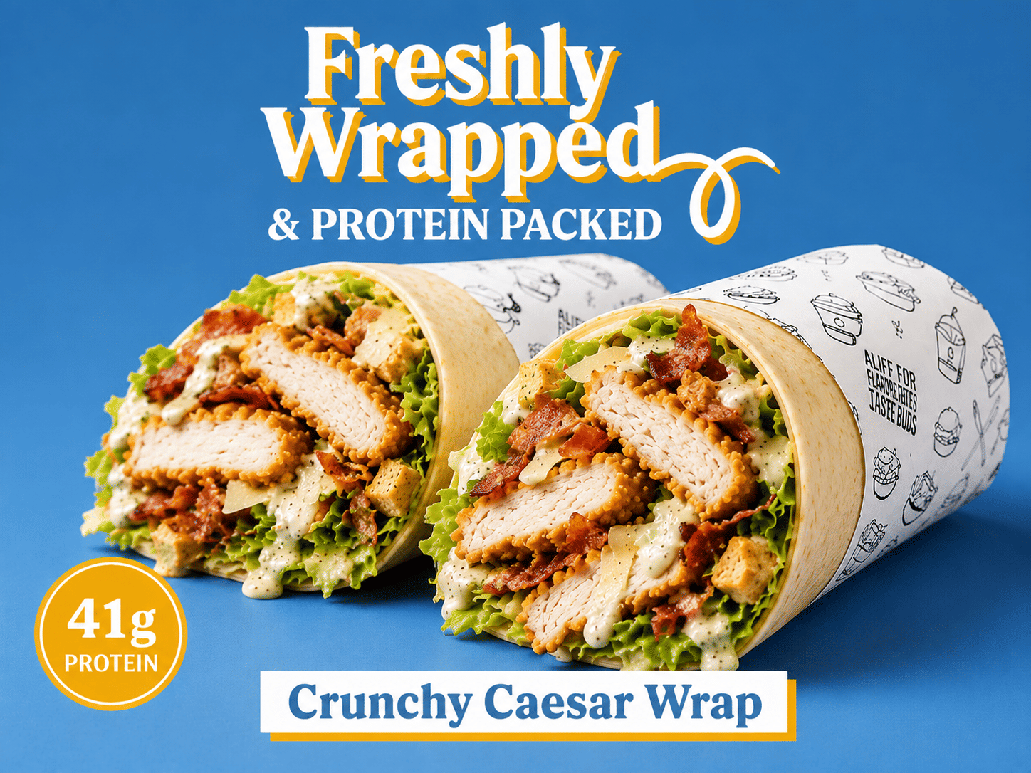 Crunchy Caesar Wrap