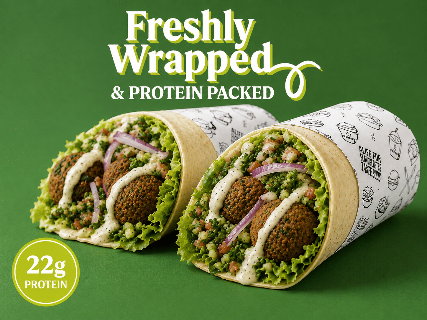 Vege Falafel Wrap