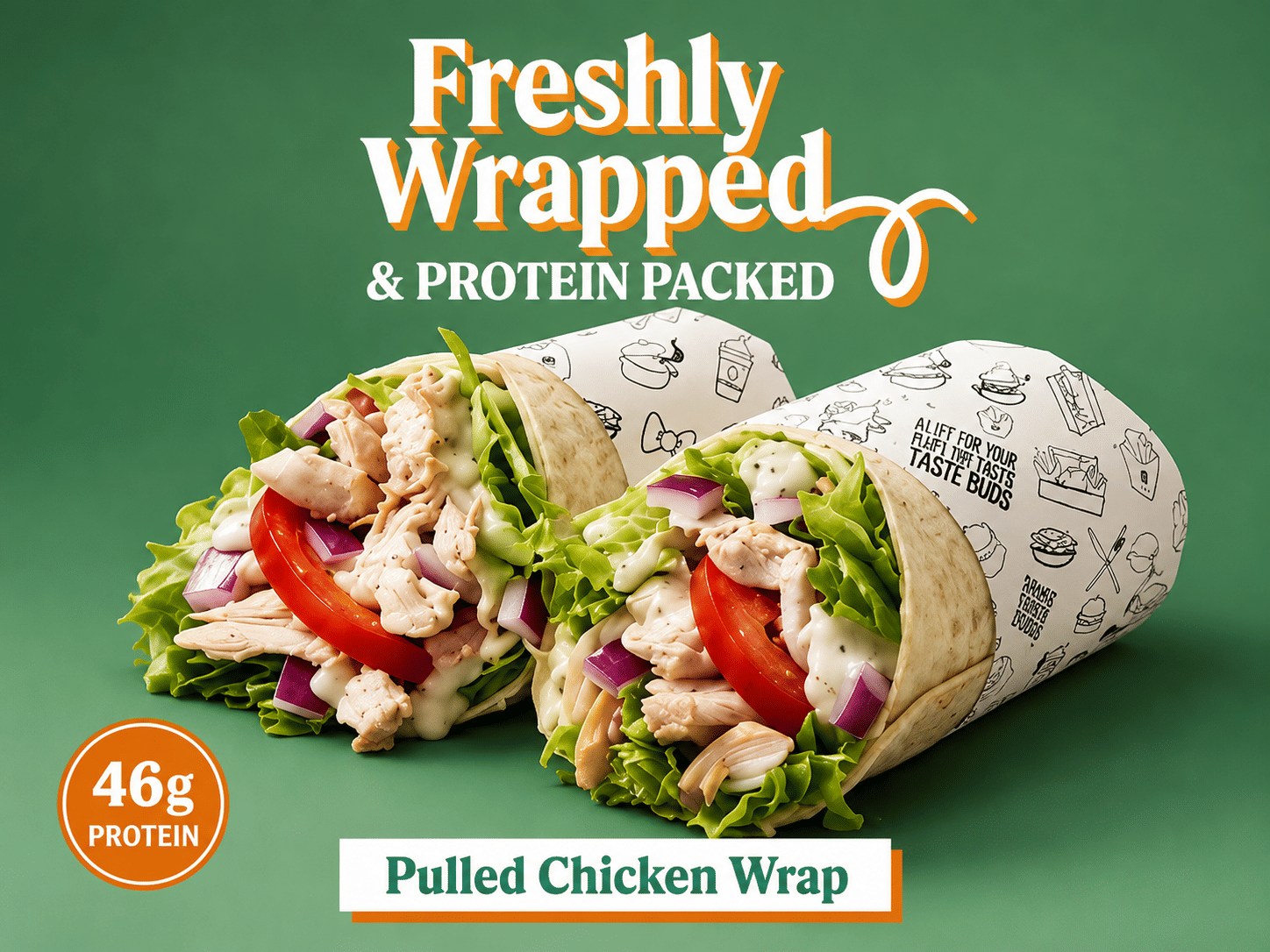 Pulled Chicken Wrap