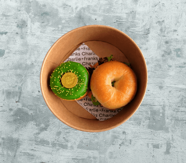 St. Patrick's Day - AM/PM Tea with Bagel for 1