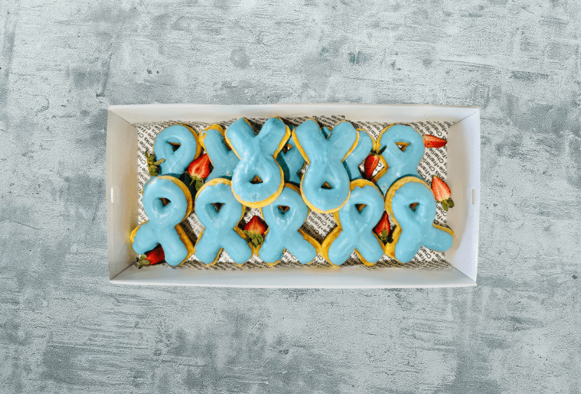 Movember - Blue Ribbon Donut Collection