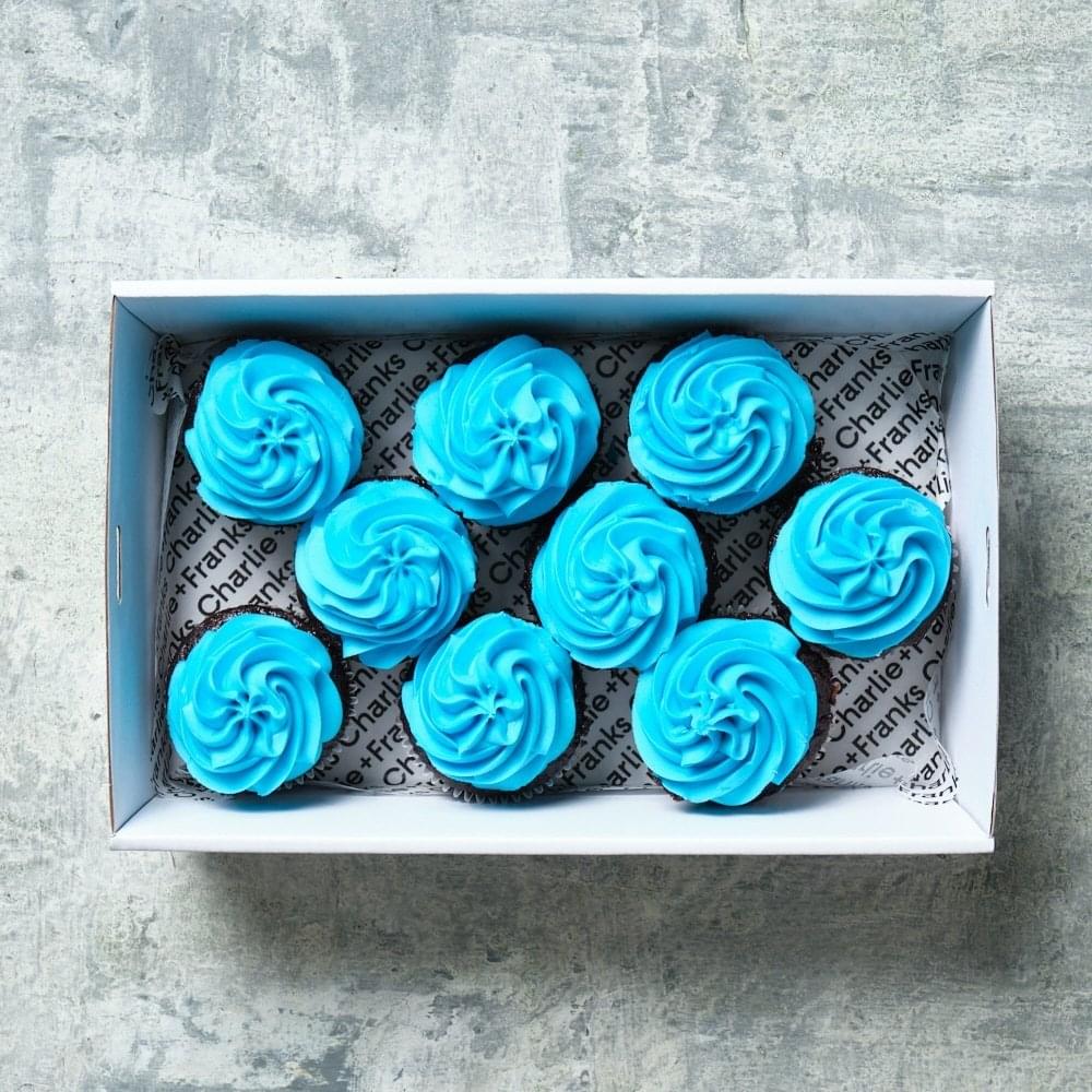 Oktoberfest - Blue High Tea Cupcakes