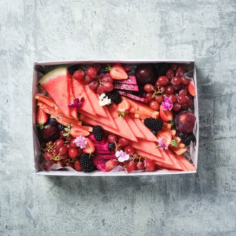 Purple Fresh Fruit Platter