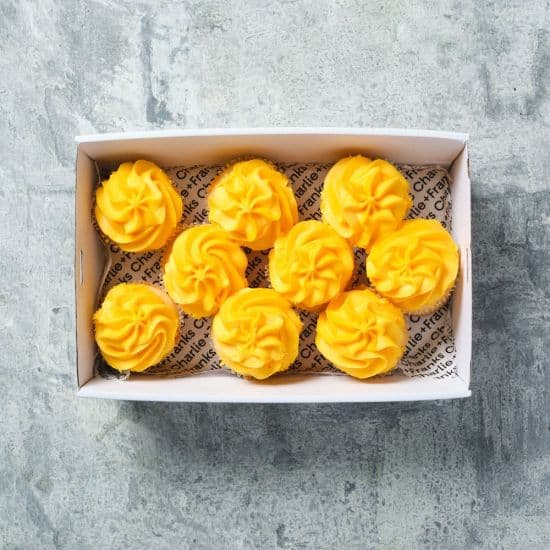 ABMT High Tea Yellow Vanilla Cupcakes