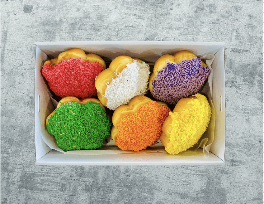 Diwali - Flower Sprinkle Donut Box