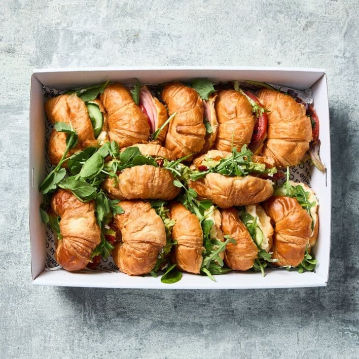 Individual Cocktail Croissant - Savoury Filled - AM/PM Tea for 1