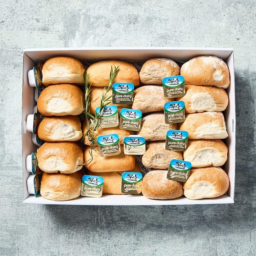 Assorted Dinner Rolls + Butter