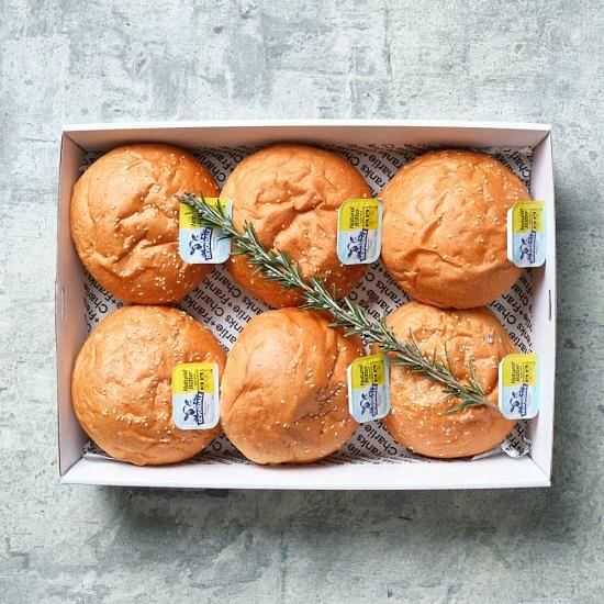 Bread - Seeded Burger Buns + Butter