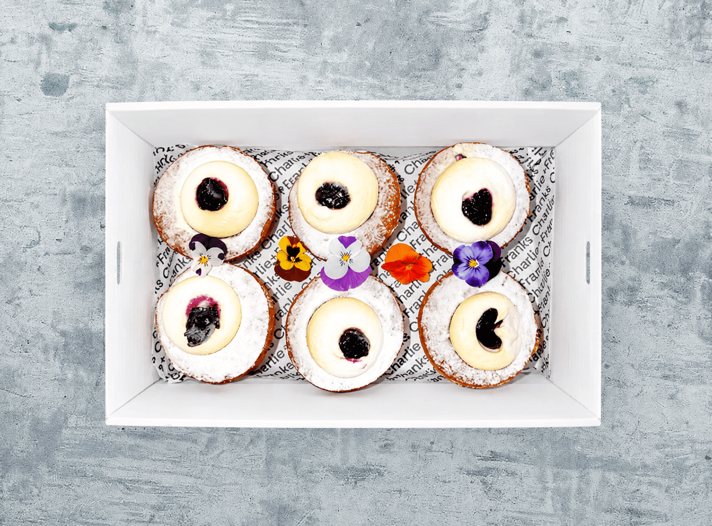 Wear It Purple - Lemon + Blackcurrant High Tea Cupcake