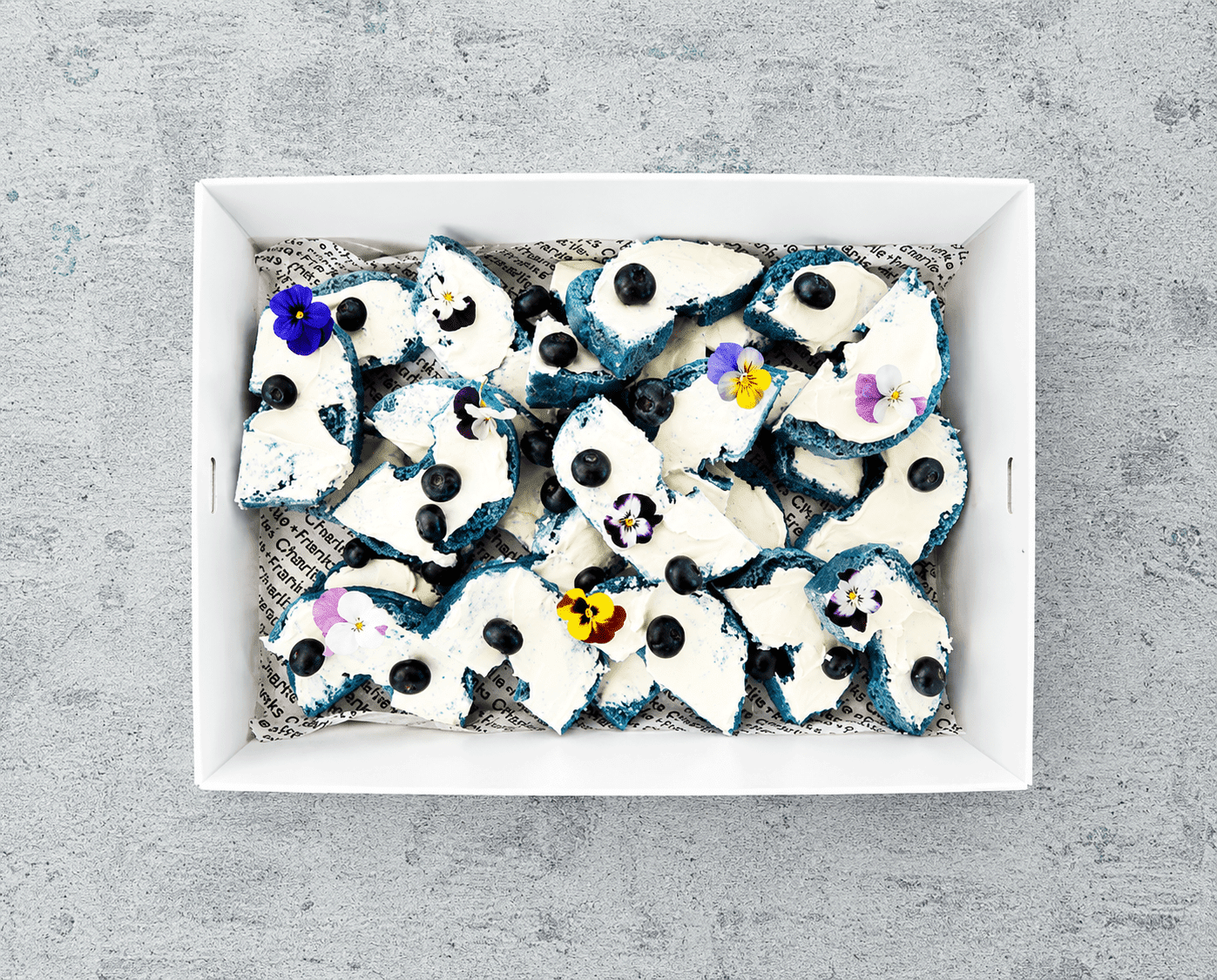 Wear It Purple - Blueberry Bagels + Cream Cheese
