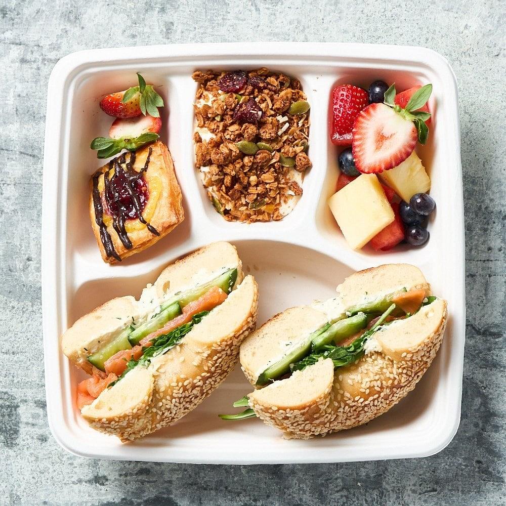 Breakfast Bagel Bento Box