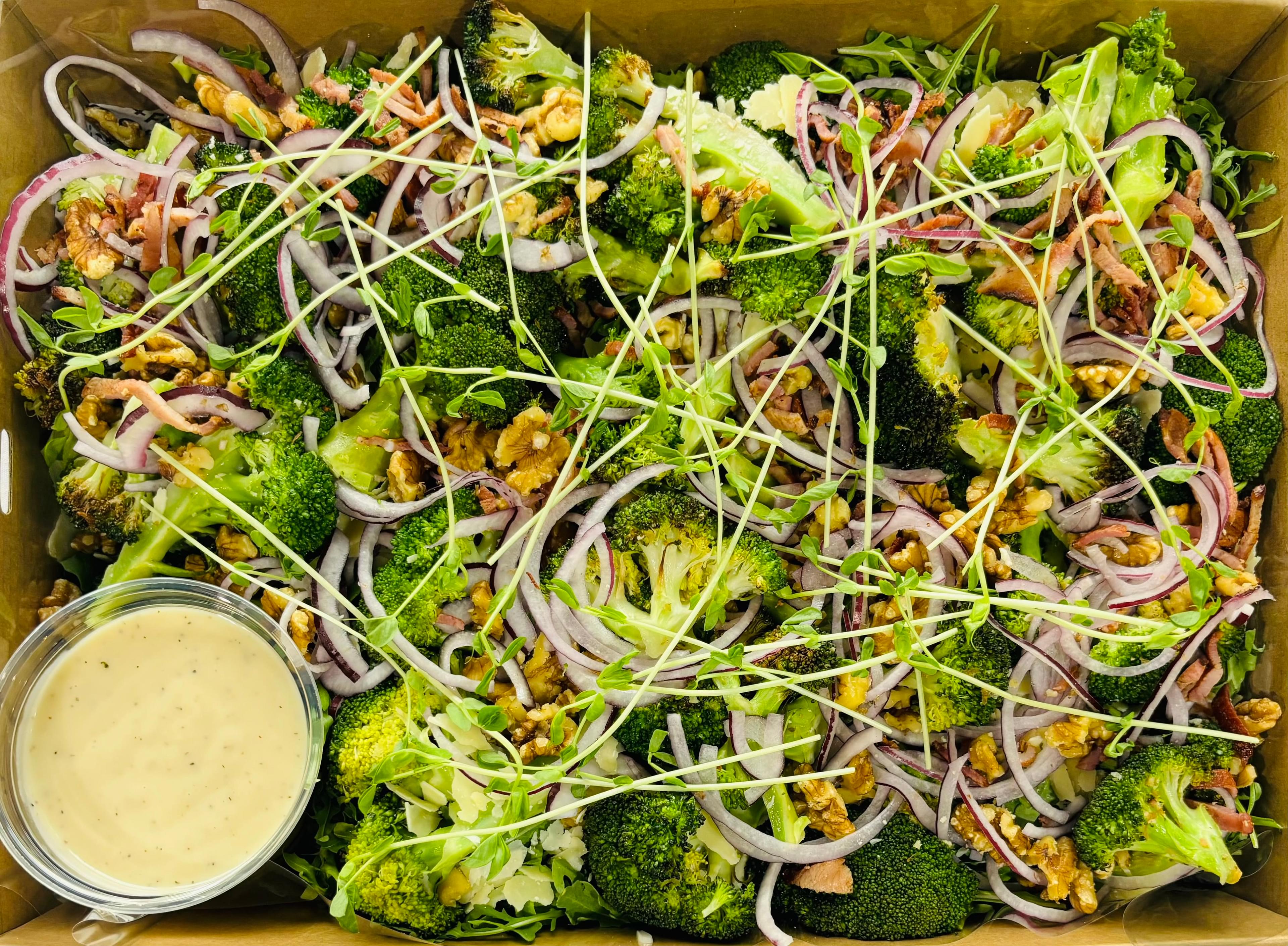 Broccoli, Bacon & Walnut Salad