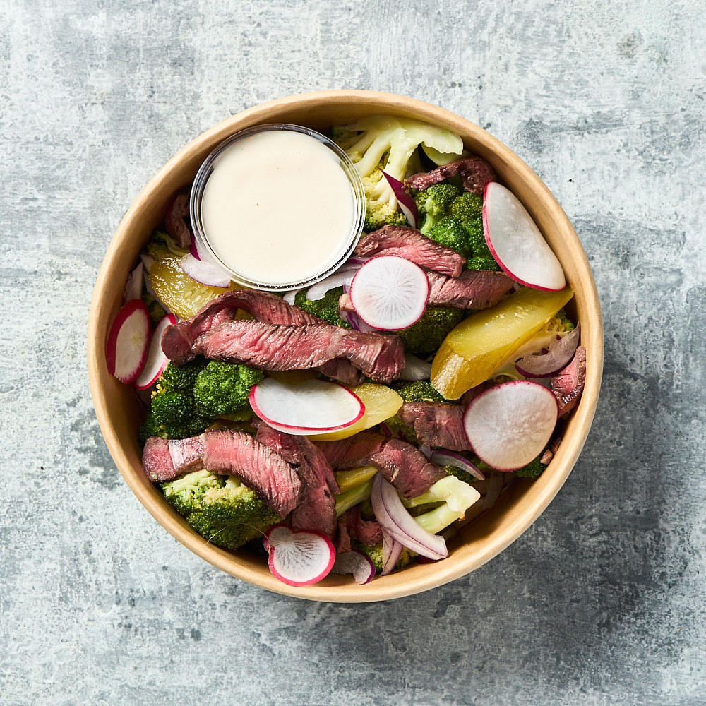 Broccoli & Roast Beef Salad