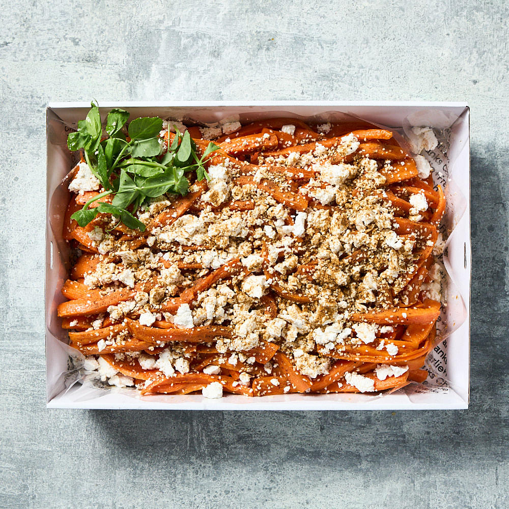 Roasted Honey Carrots, Feta, Dukkah & Extra Virgin Olive Oil