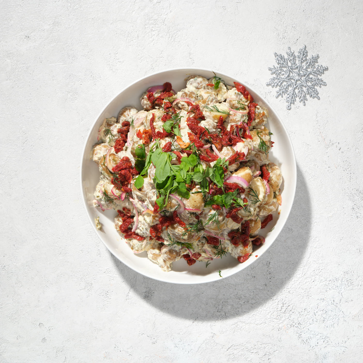 Festive Herbed Creamy Potato Salad