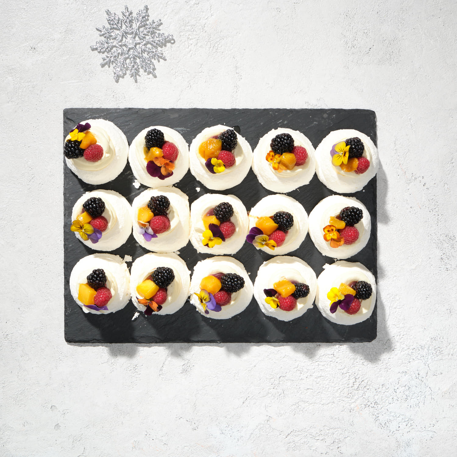 Individual Mango & Exotic Berry Pavlova's