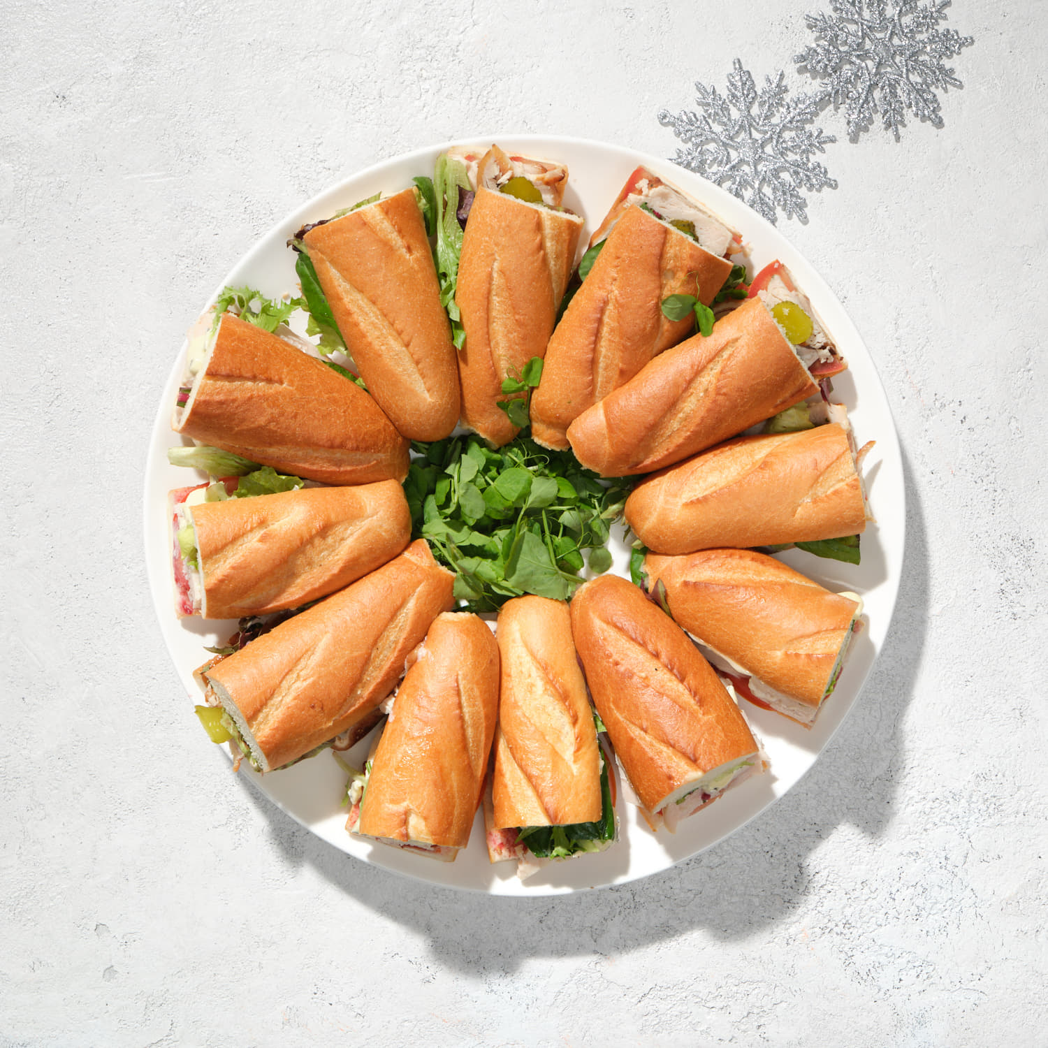Turkey & Porchetta Mini Baguettes