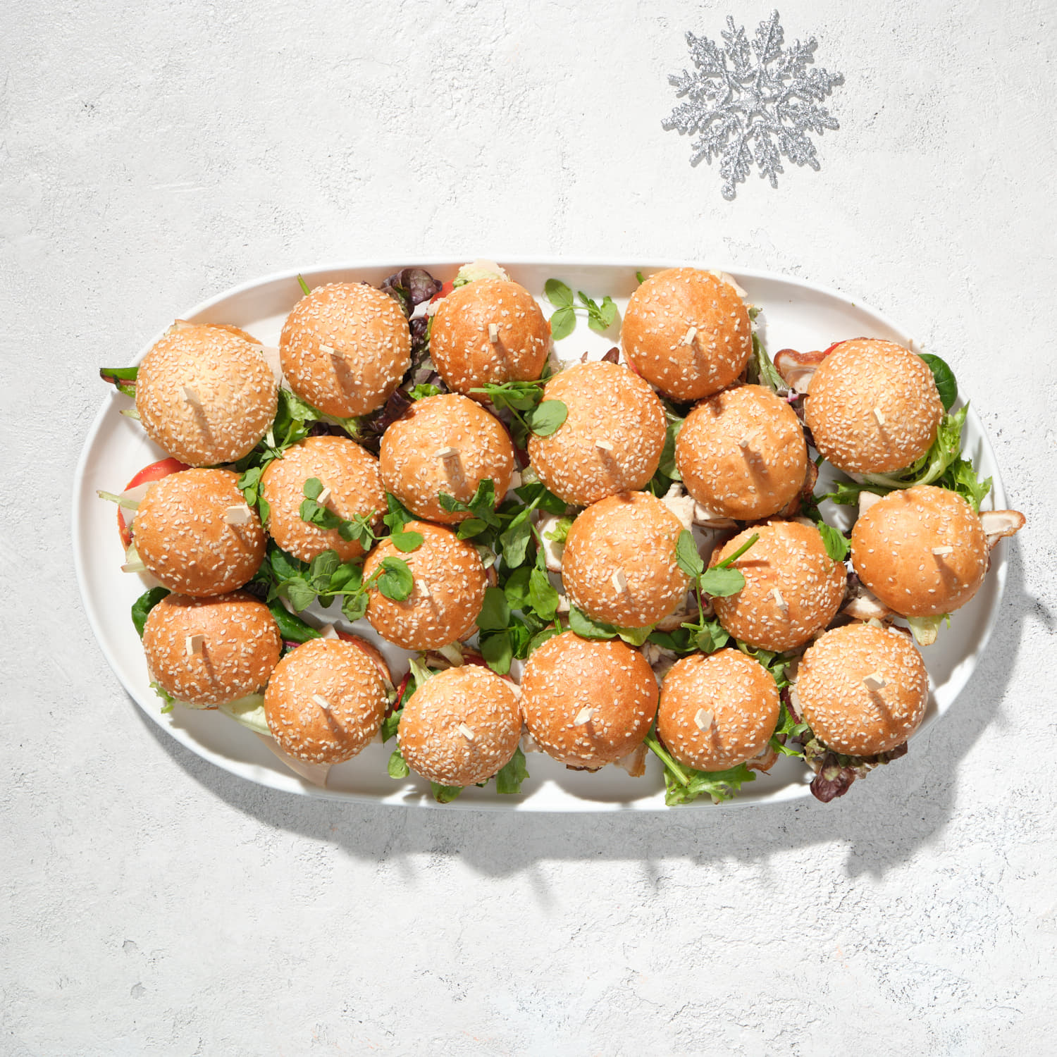 Turkey & Porchetta Mini Burger Sliders