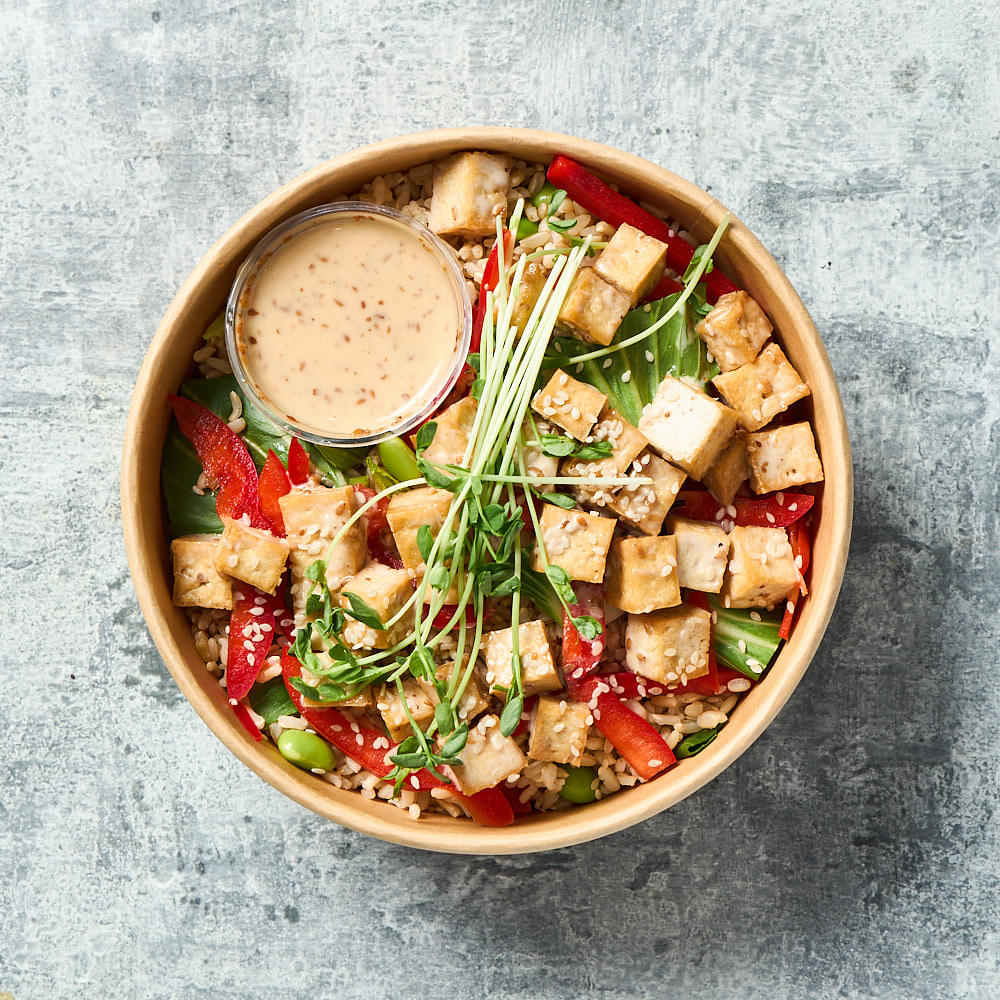 Edamame + Sesame Tofu Rice