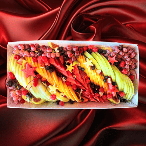 Festive Cherry Star Fruit Platter