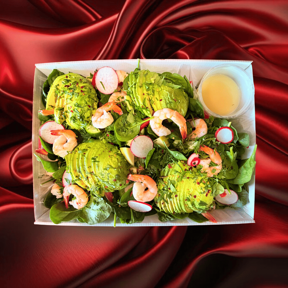 Festive Prawn, Avocado & Green Mango Salad